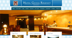 Desktop Screenshot of hotelgangaregency.com